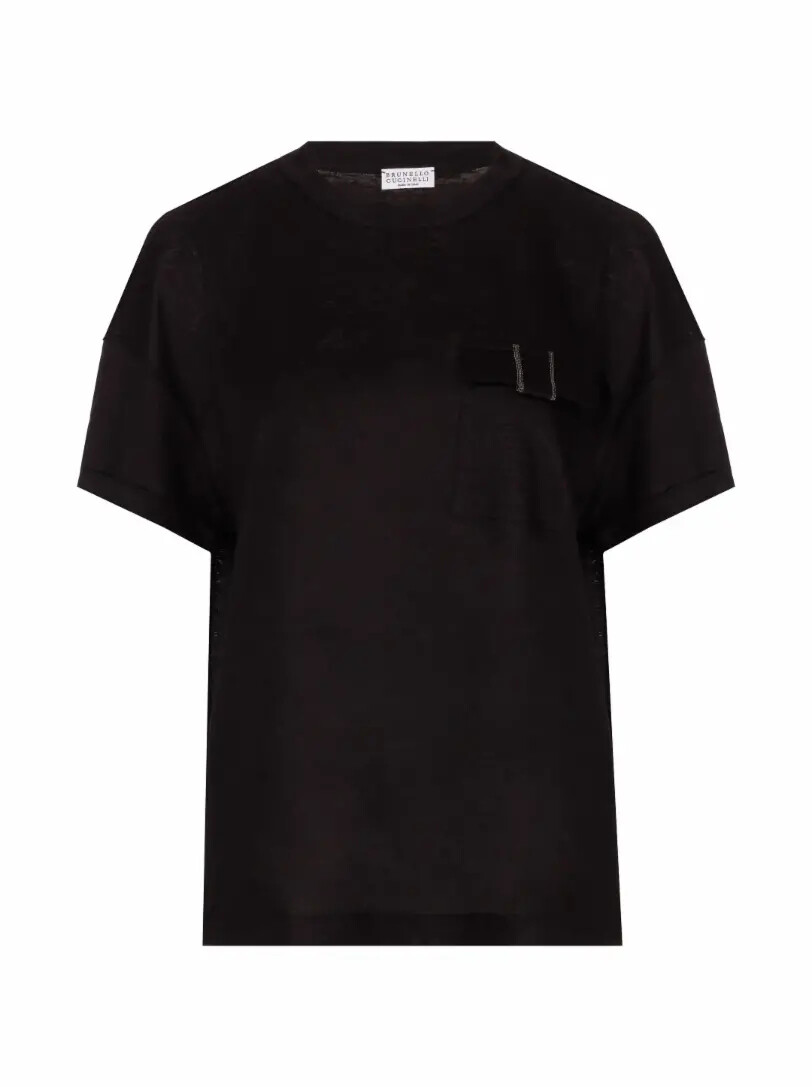 

Футболка с цепью мониль Brunello Cucinelli