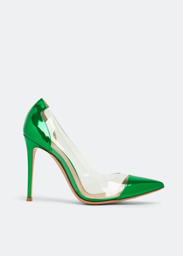 

Туфли GIANVITO ROSSI Plexi pumps, зеленый