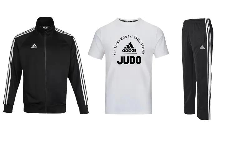 

Повседневная спортивная одежда для мужчин, черный, белый и черный, комплект из 3 шт Adidas, черный