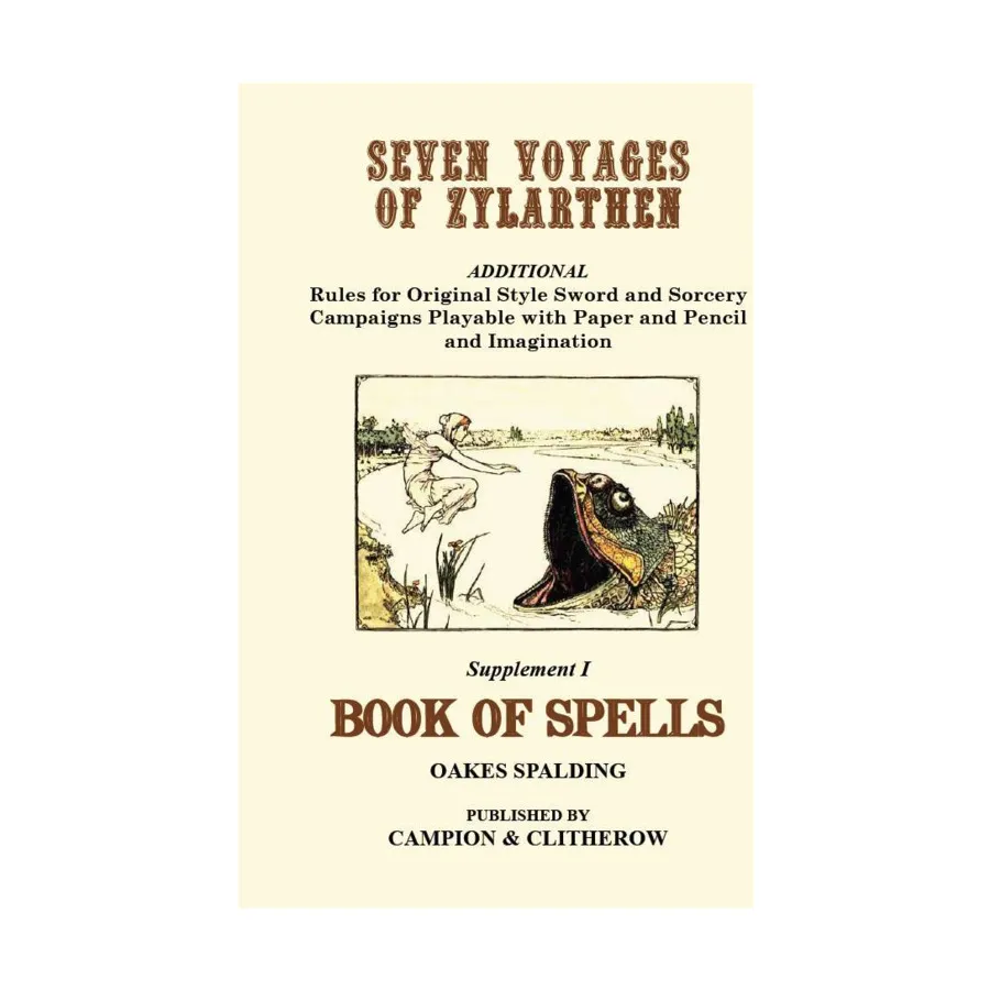 

Supplement 1 - Book of Spells, Seven Voyages of Zylarthen, мягкая обложка