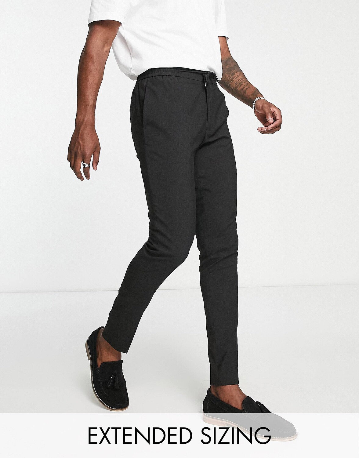 

Черные брюки скинни ASOS DESIGN smart coord, Черный