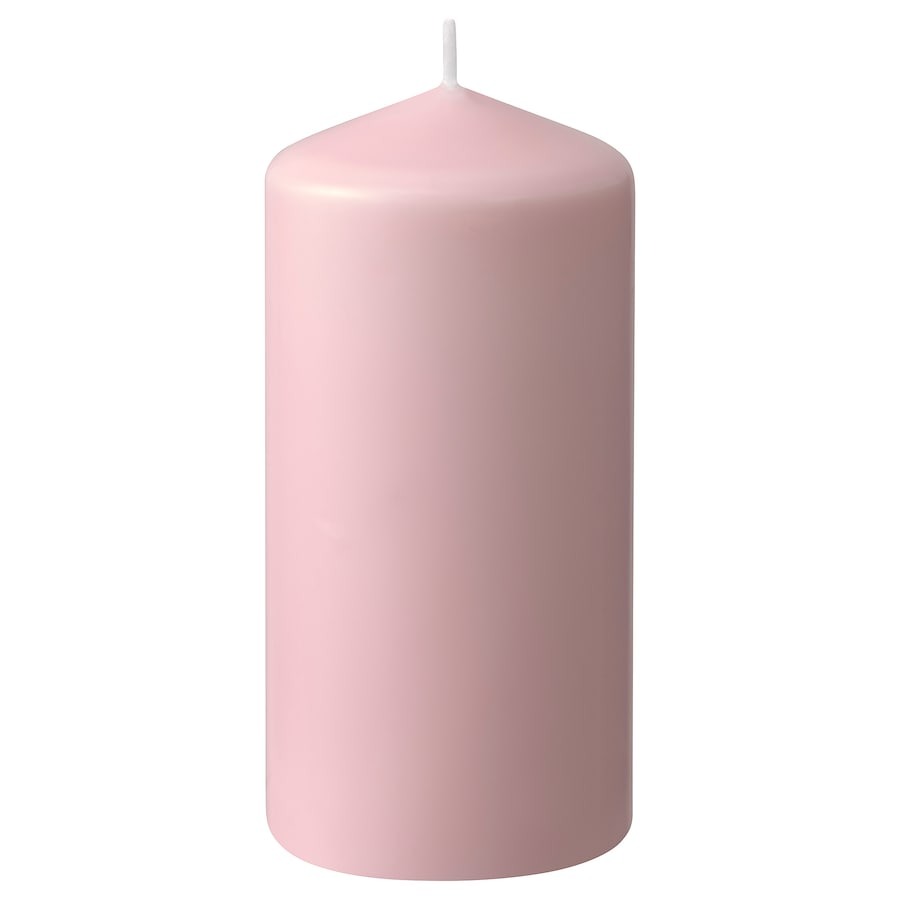 цена Свеча Ikea Dagligen 14 см, светло-розовый