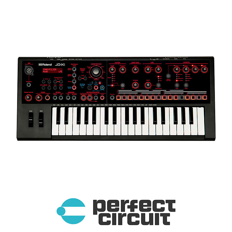 

Гибридный клавишный синтезатор Roland JD-Xi JD-Xi Hybrid Keyboard Synthesizer