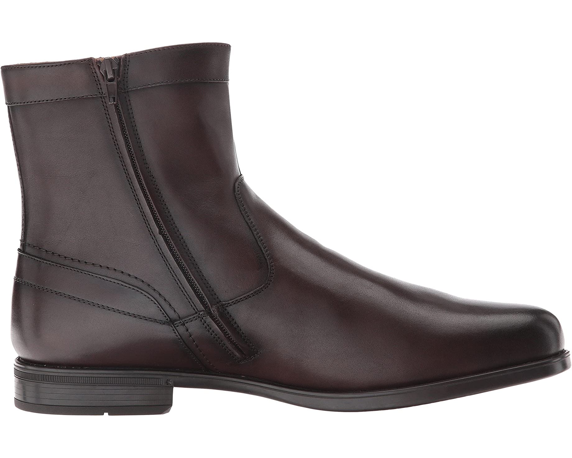 Ботинки Midtown Plain Toe Zip Boot Florsheim, коричневый - фото