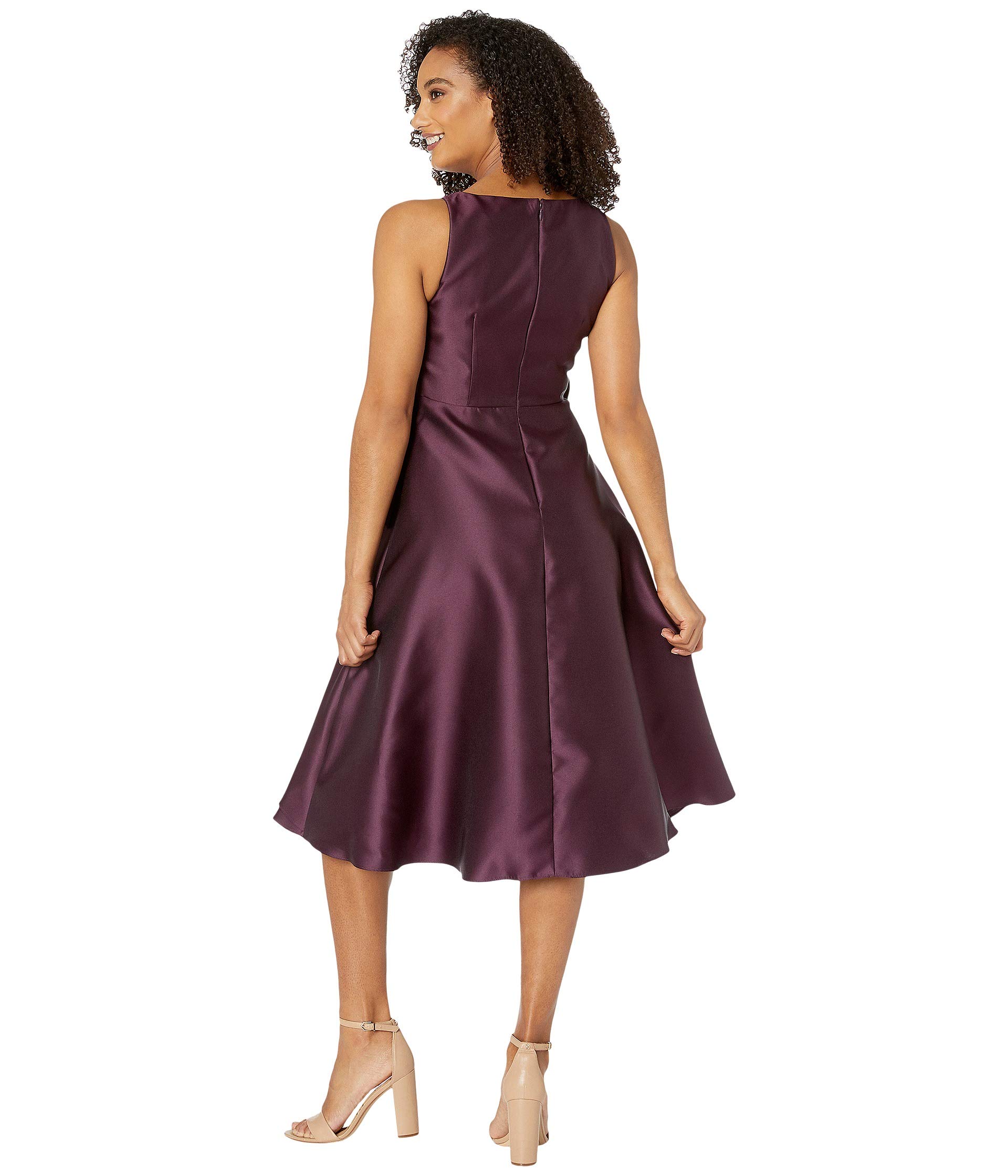 Adrianna Papell Mikado Rosette Cocktail Dress