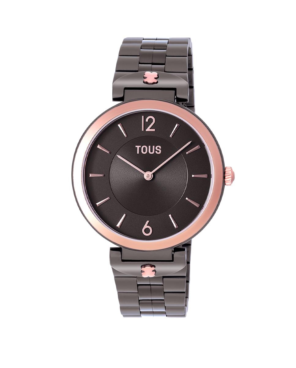 Аналоговые женские часы S-Band с серым стальным браслетом IPRG и розовым стальным браслетом IPRG Tous, серый tous браслет nocturne из серебра с покрытием вермей и бриллиантами