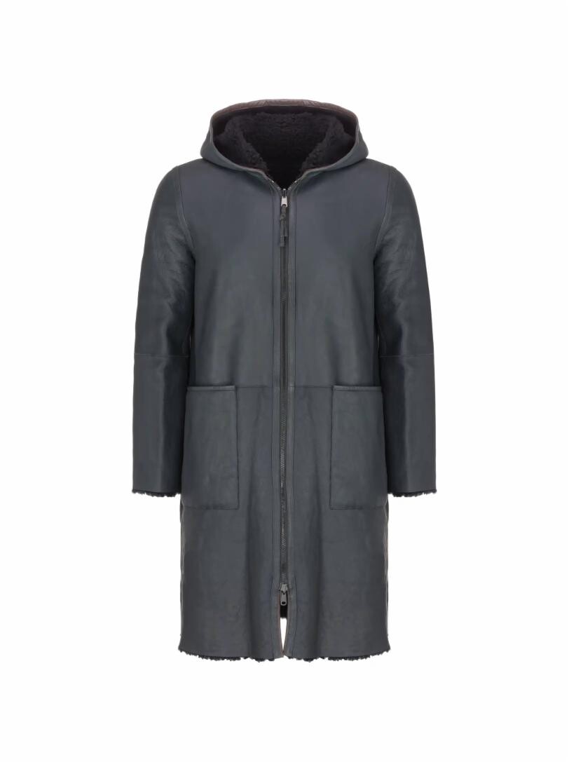 

Двустороннее пальто Brunello Cucinelli, Серый