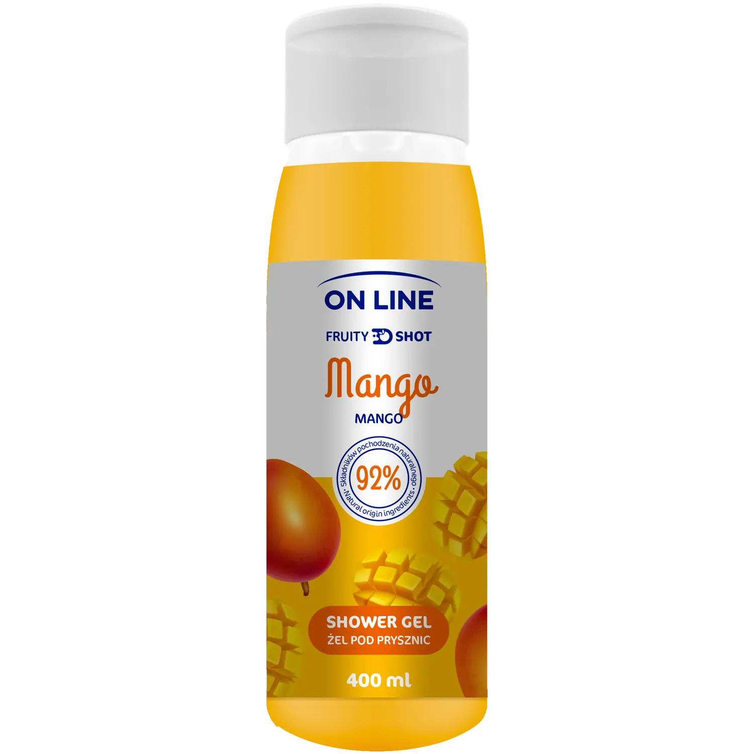 

On Line Fruity Shot гель для душа манго, 400 мл