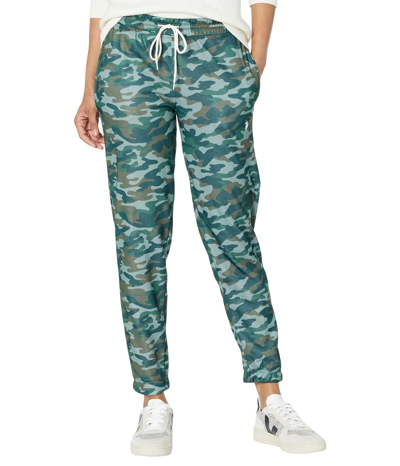 

Брюки U.S. POLO ASSN., Camo Active Fleece Joggers, Серый