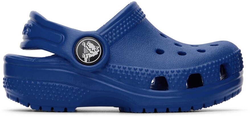 

Детские синие классические сабо Crocs