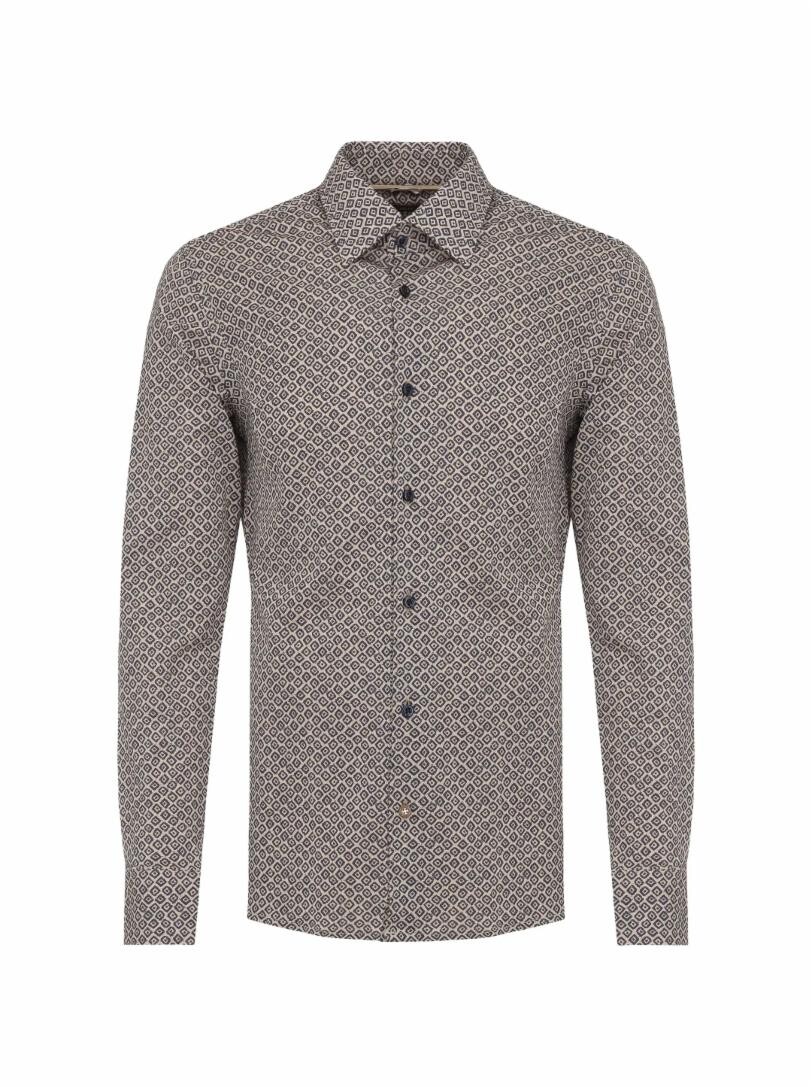 

Хлопковая рубашка Hugo Boss