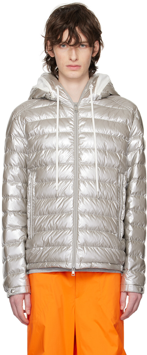 

Серебряный пуховик Akinari Moncler, Серый