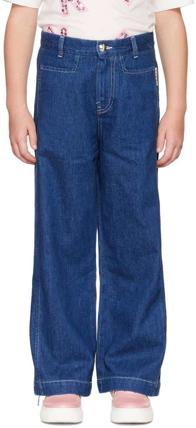 

Джинсы Kids Indigo прямого кроя Marni