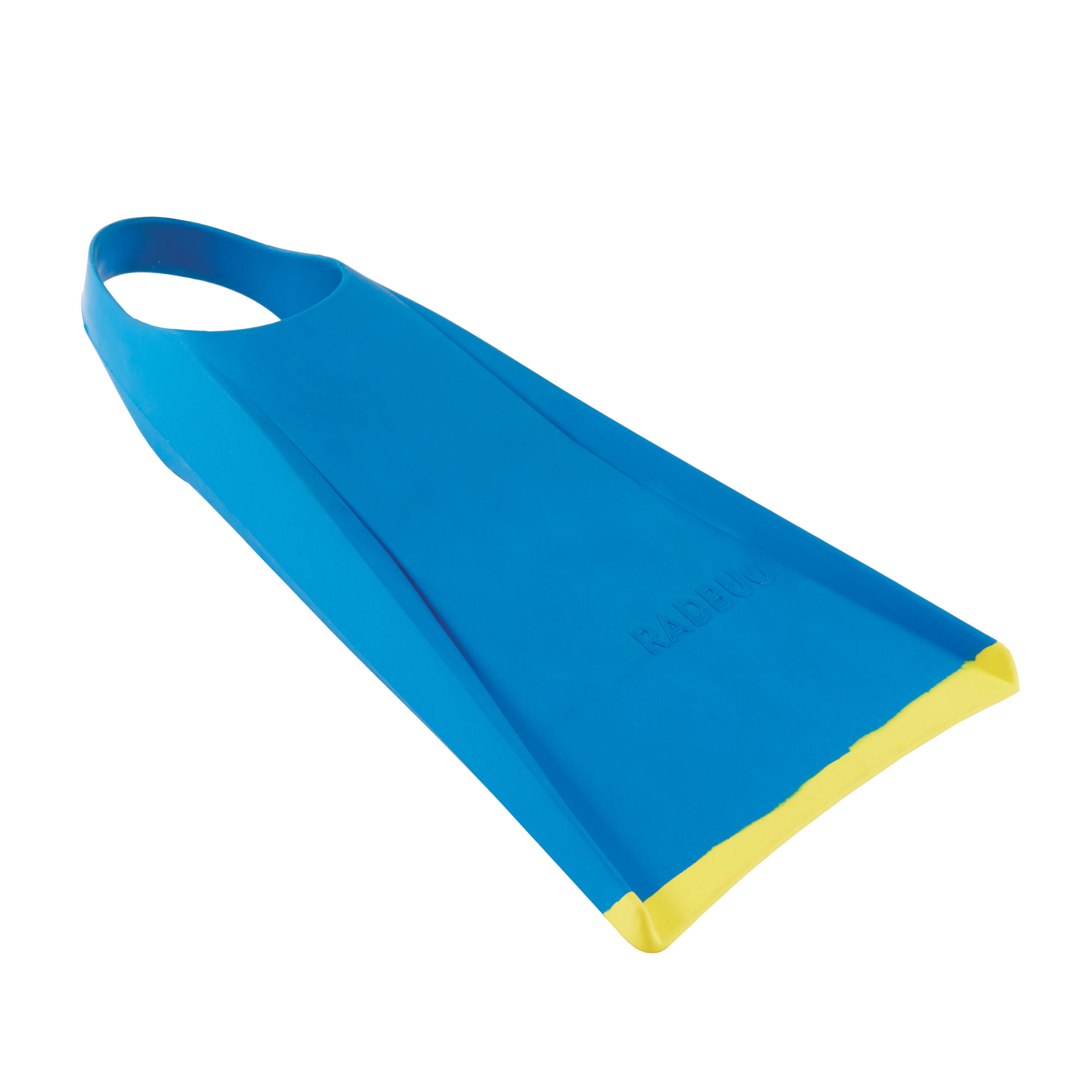 Ласты Bodyboard Ecodesign 100 синий/желтый RADBUG, бирюзово-синий