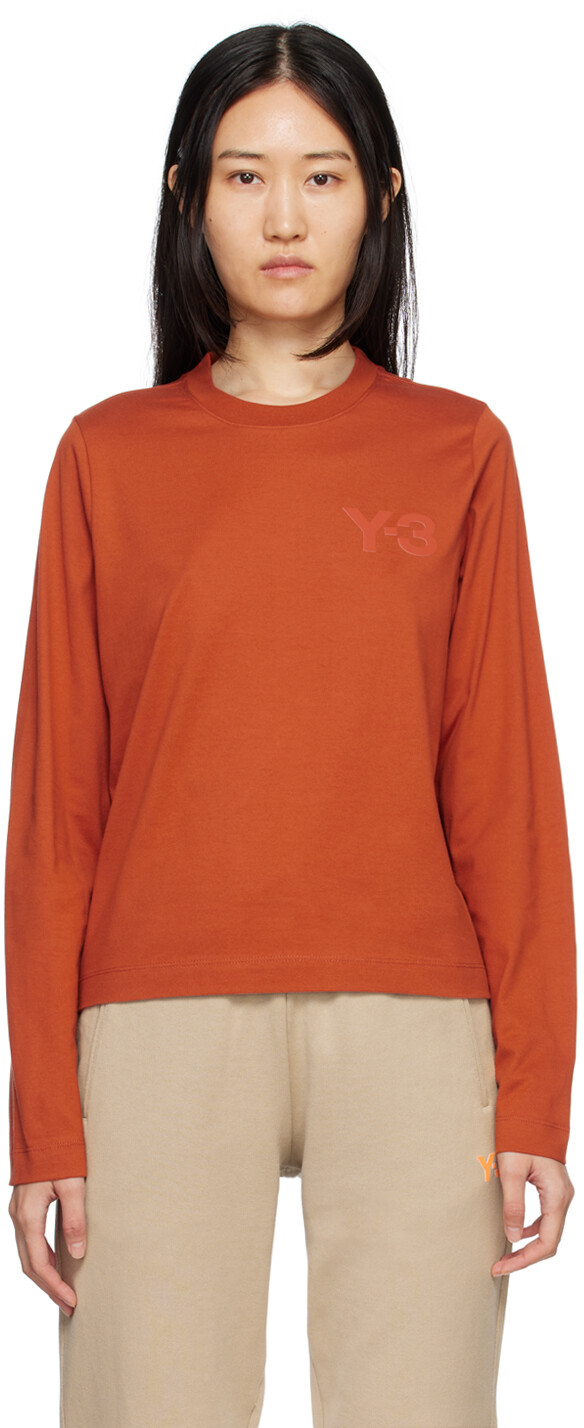 

Оранжевая классическая футболка Y-3