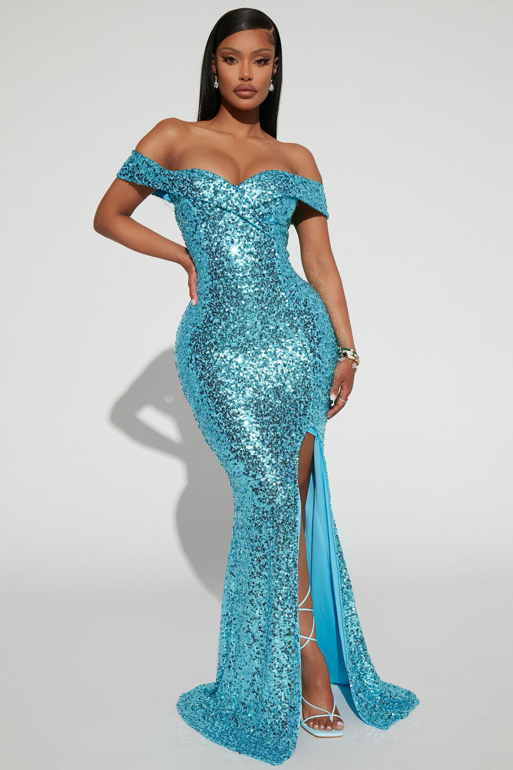 

Платье Fashion Nova 9111AP9, синий