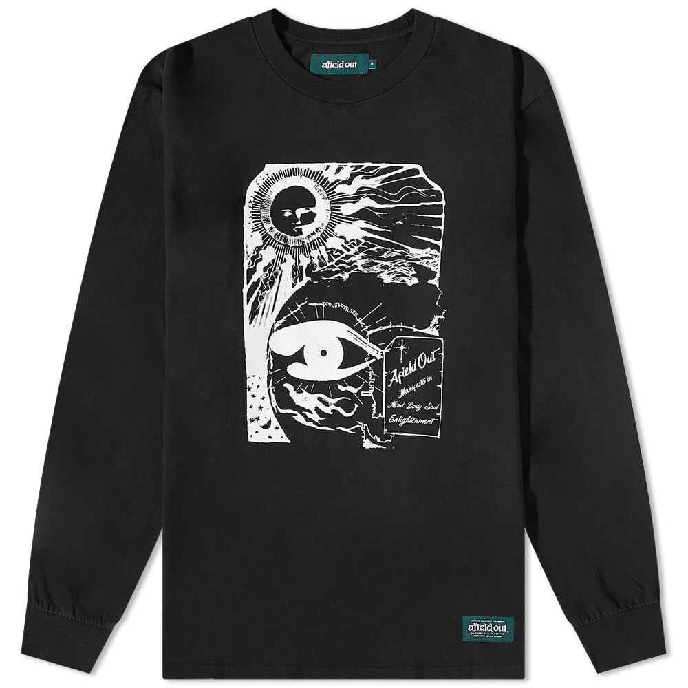 

Футболка Afield Out Long Sleeve Manifest Tee, Черный