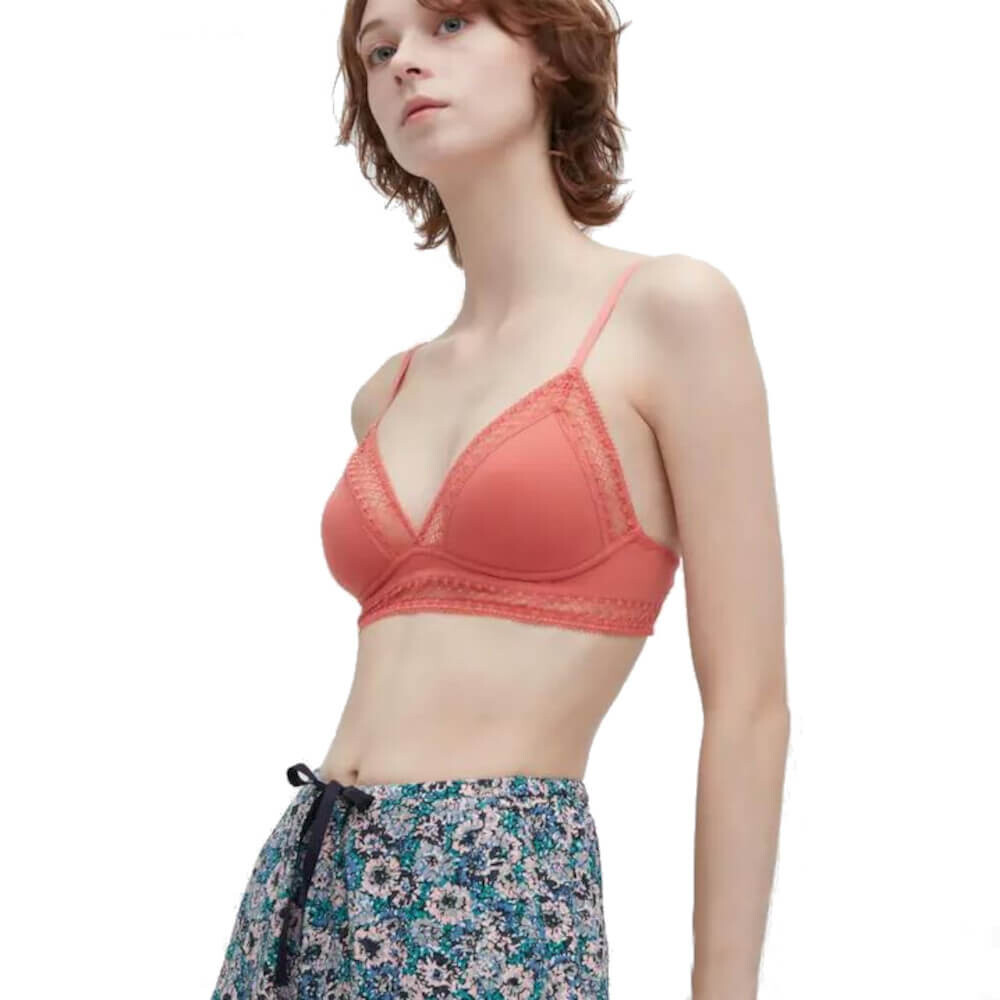 

Бюстгальтер Uniqlo x Princesse Tam Tam Padded Triangle, розовый