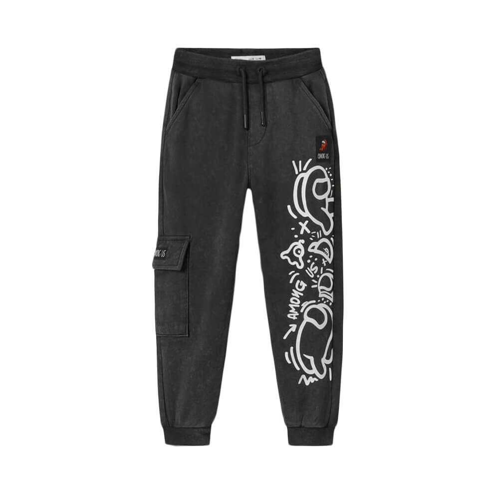 

Штаны Zara Kids Among Us Tm Joggers, чёрный (Размер 9 - 10 лет, рост 134 см)