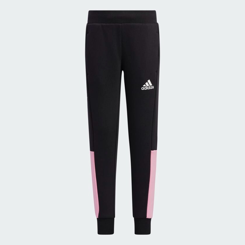 

Брюки Adidas Sportswear LG Fleece, черный/белый
