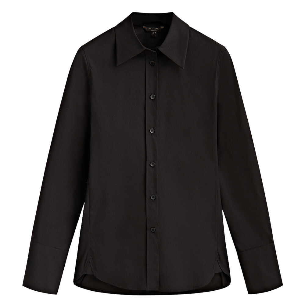

Рубашка Massimo Dutti Stretch Poplin, черный
