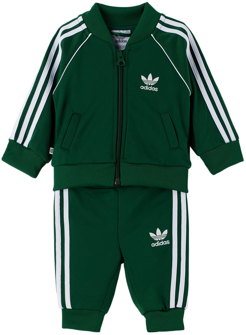 

Детский зеленый спортивный костюм Adicolor SST adidas Kids