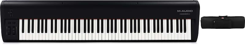 

M-Audio Hammer 88 88-клавишный контроллер клавиатуры в комплекте с Gator GKB-88 SLXL Keyboard Gig Bag M-Audio + Gator HAMMER88XUS=1 GKB-88 SLXL=1