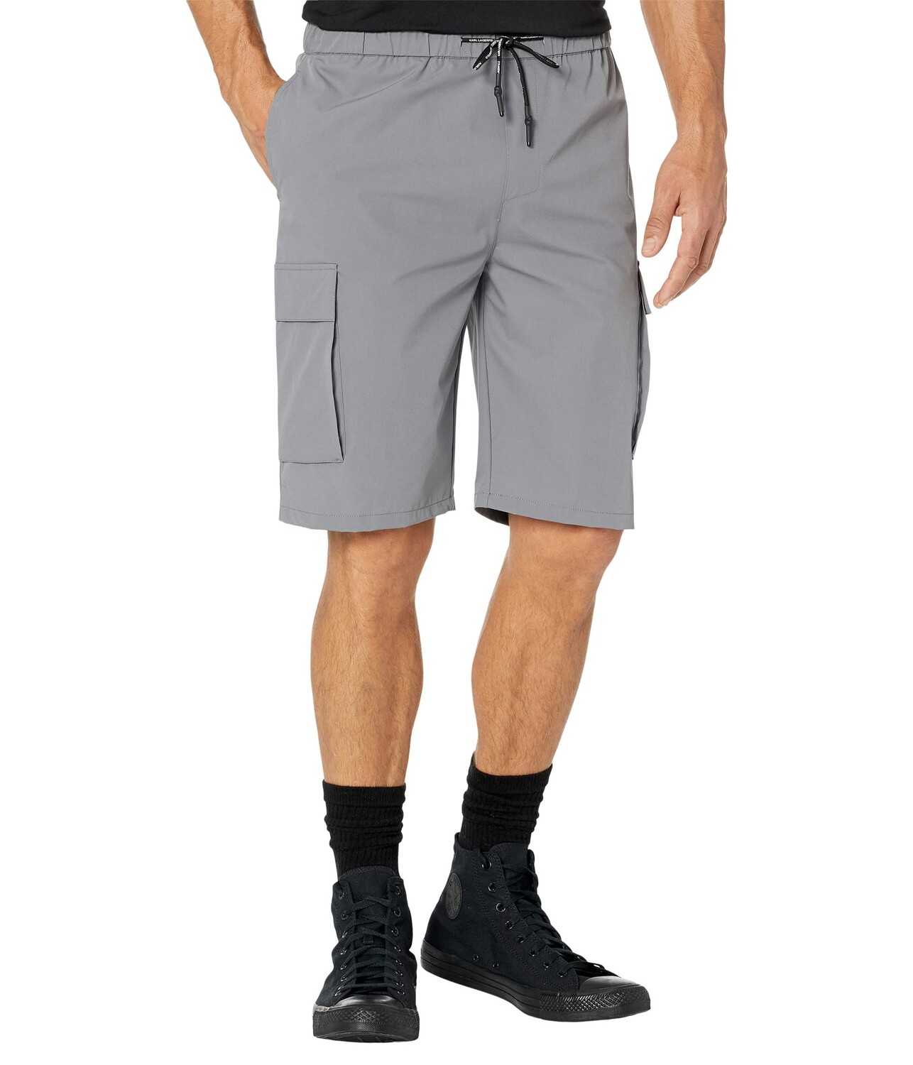 цена Шорты Karl Lagerfeld Paris, Stretch Nylon Cargo Shorts