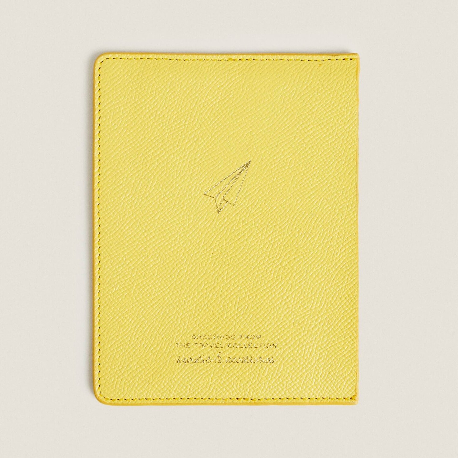 

Обложка на паспорт Zara Home Passport Cover x Saint Lazare, желтый