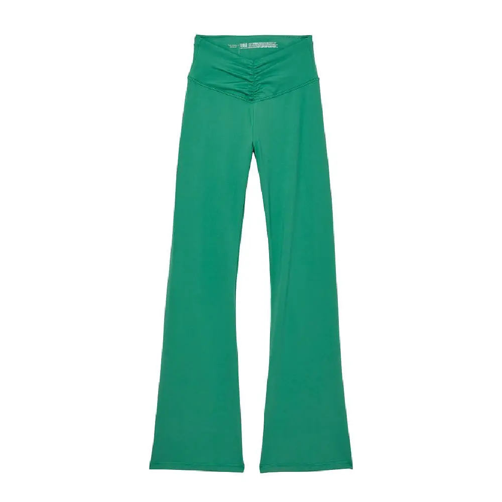 

Расклешенные леггинсы Victorias Secret Love Cloud Ruched Flare, зеленый