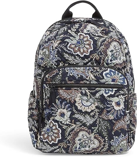 

Женский хлопковый рюкзак Vera Bradley Campus, темно-синий камуфляж