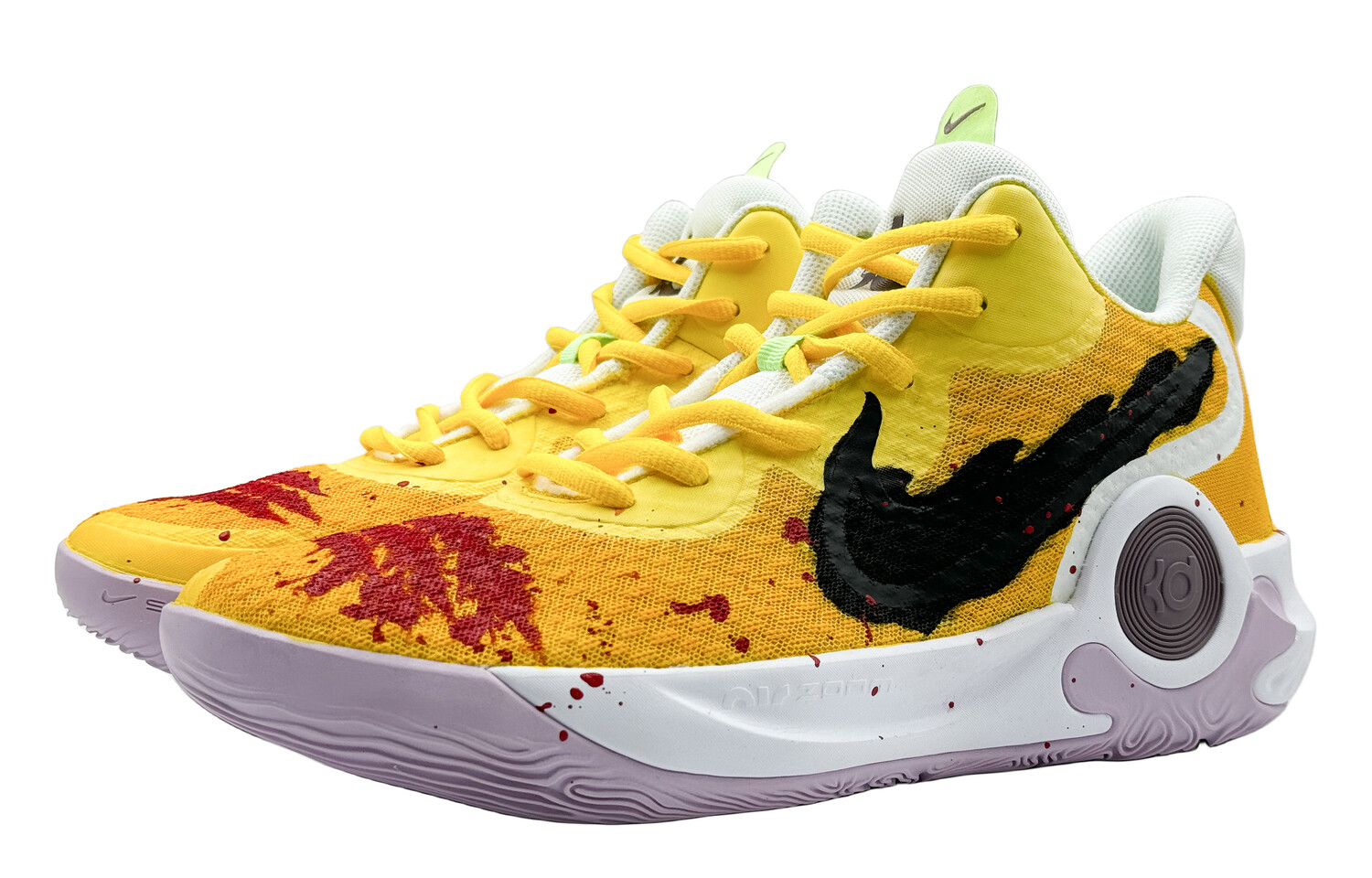 

Кроссовки Nike KD Trey 5 IX Vintage Basketball Shoes Unisex Mid-top Red, желтый