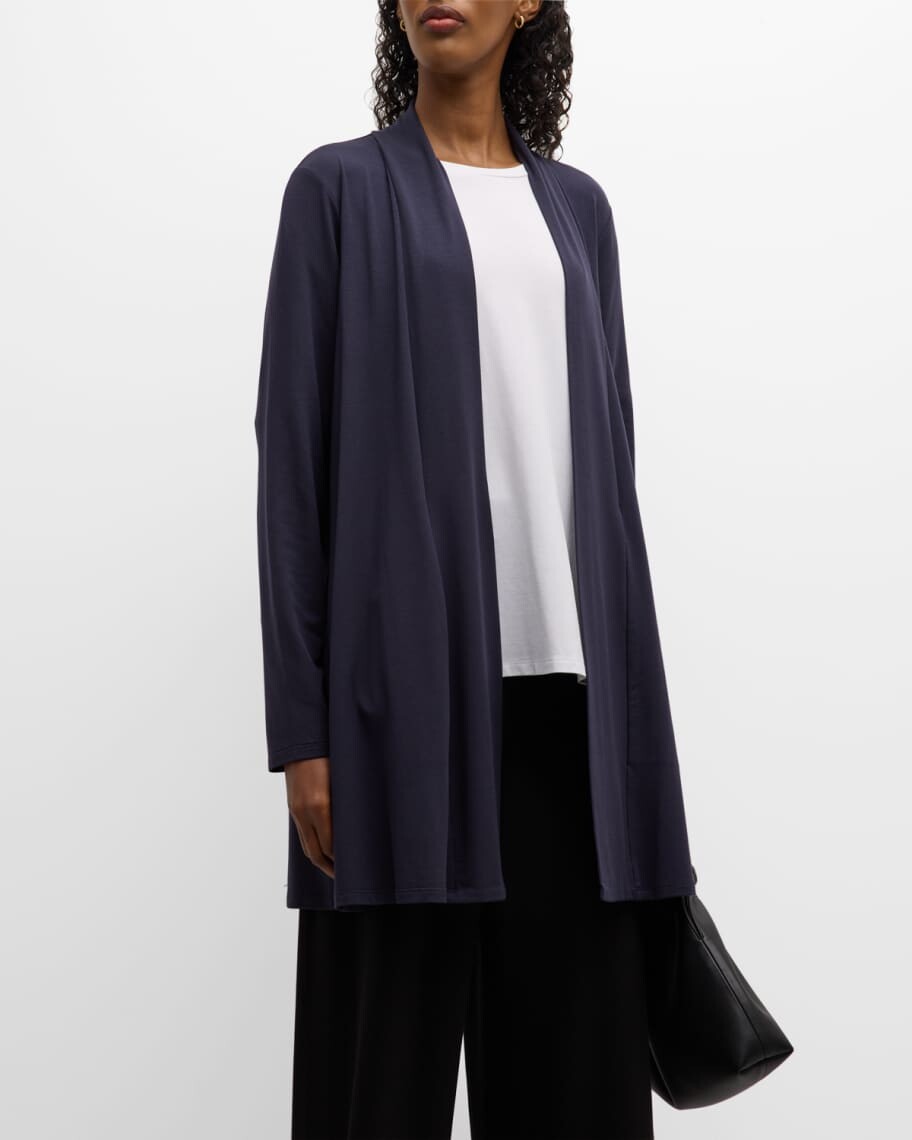 

Трикотажный кардиган из джерси с открытым передом Eileen Fisher
