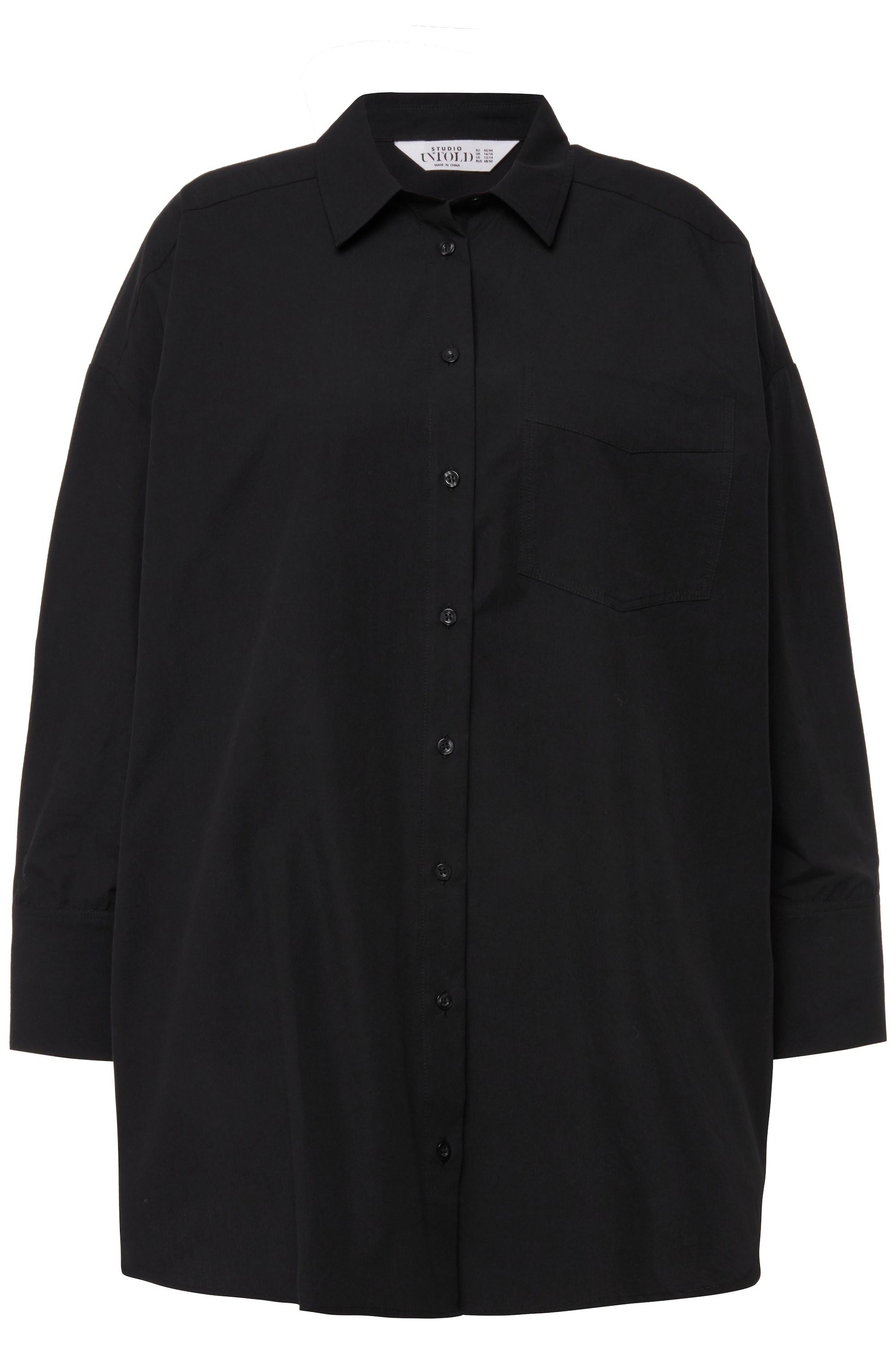 Блуза Studio Untold Hemd, черный