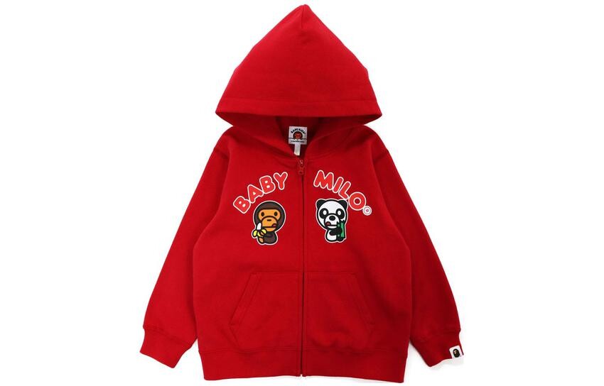 

Детская толстовка A Bathing Ape, красный