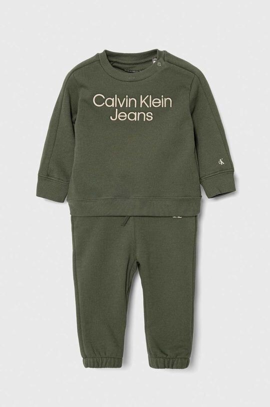 

Детский комбинезон Calvin Klein Jeans, зеленый