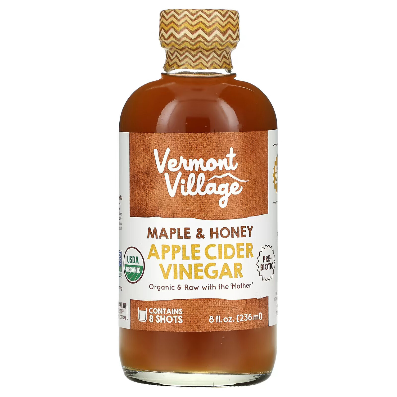 

Vermont Village, Яблочный уксус, клен и мед, 236 мл (8 жидк. Унций)