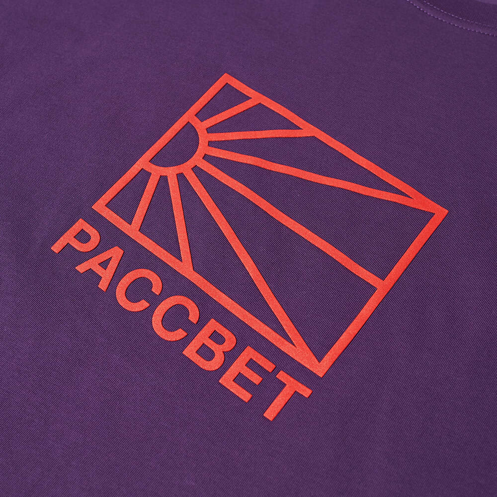 

Футболка PACCBET Sun Logo Tee, Фиолетовый