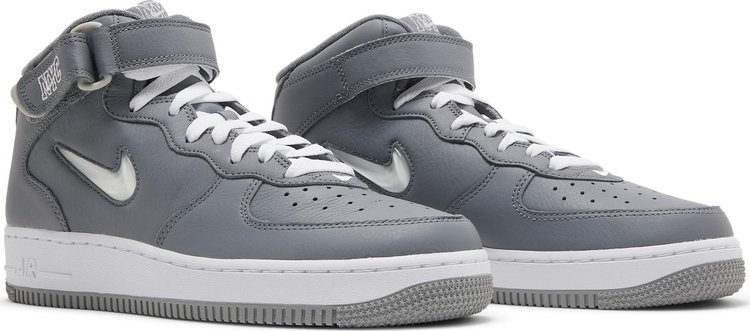 Nike air force shop 1 mid wolf grey/white