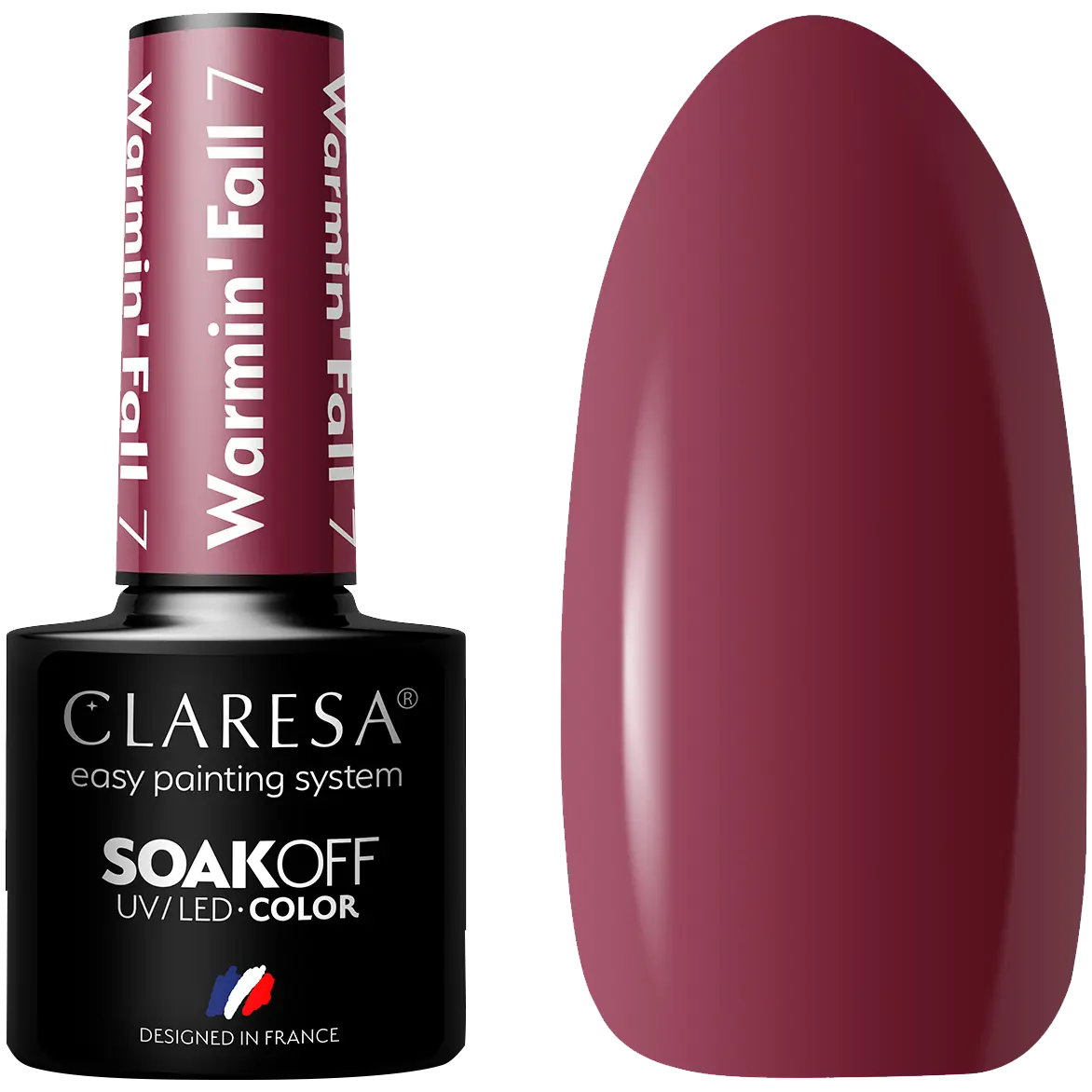 

Гибридный лак 7 Claresa Warmin' Fall, 5 гр