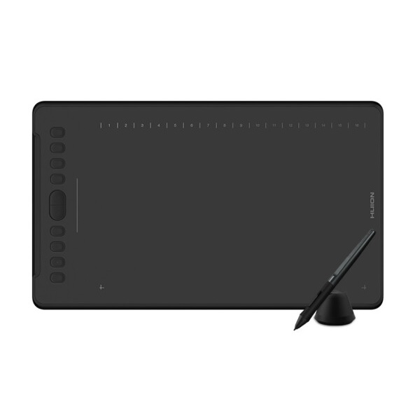 Графический планшет Huion H1161, черный графический планшет huion wh1409 черный
