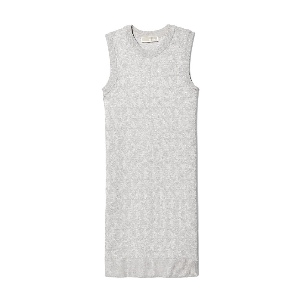 

Платье Michael Kors Kids Metallic Logo Knit Tank, светло-серый