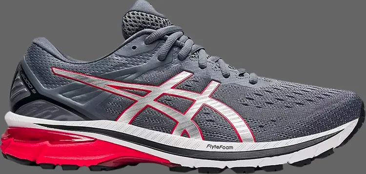 

Кроссовки gt 2000 9 'metropolis red' Asics, серый