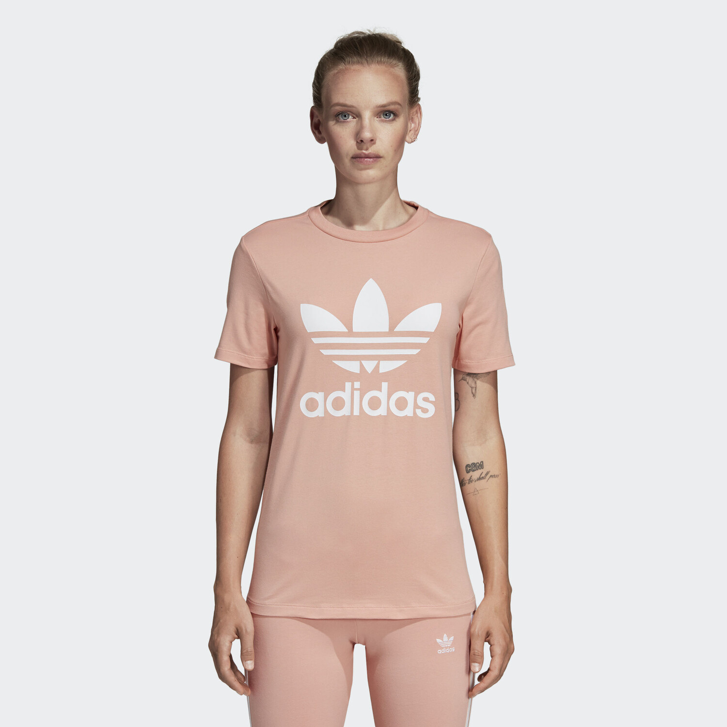 

Футболка Adidas Originals Trefoil, светло-розовый