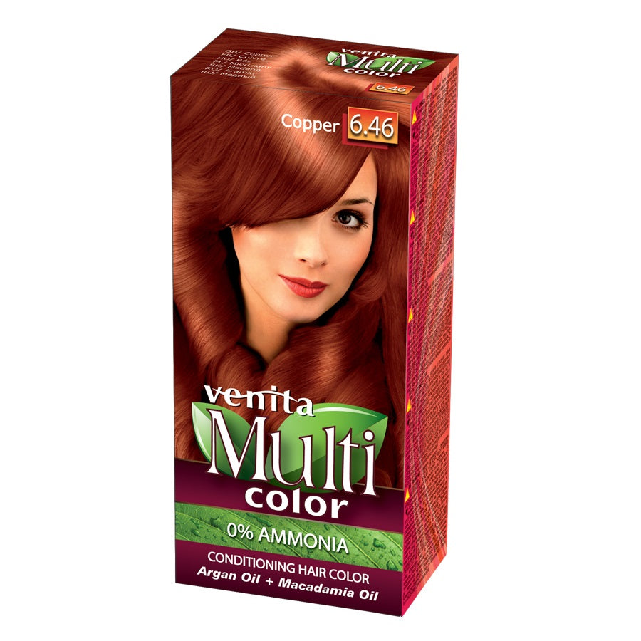 Venita Краска для волос MultiColor 6.46 Медь