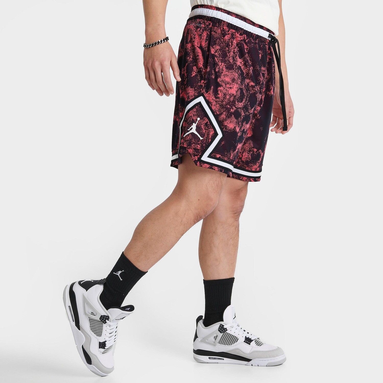 

Мужские баскетбольные шорты Jordan Dri-FIT Sport с ромбовидным узором, красный