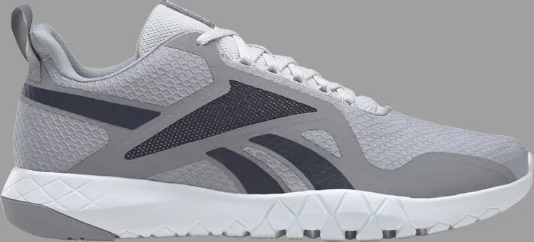 

Кроссовки flexagon force 3 4e wide 'cold grey vector navy' Reebok, серый