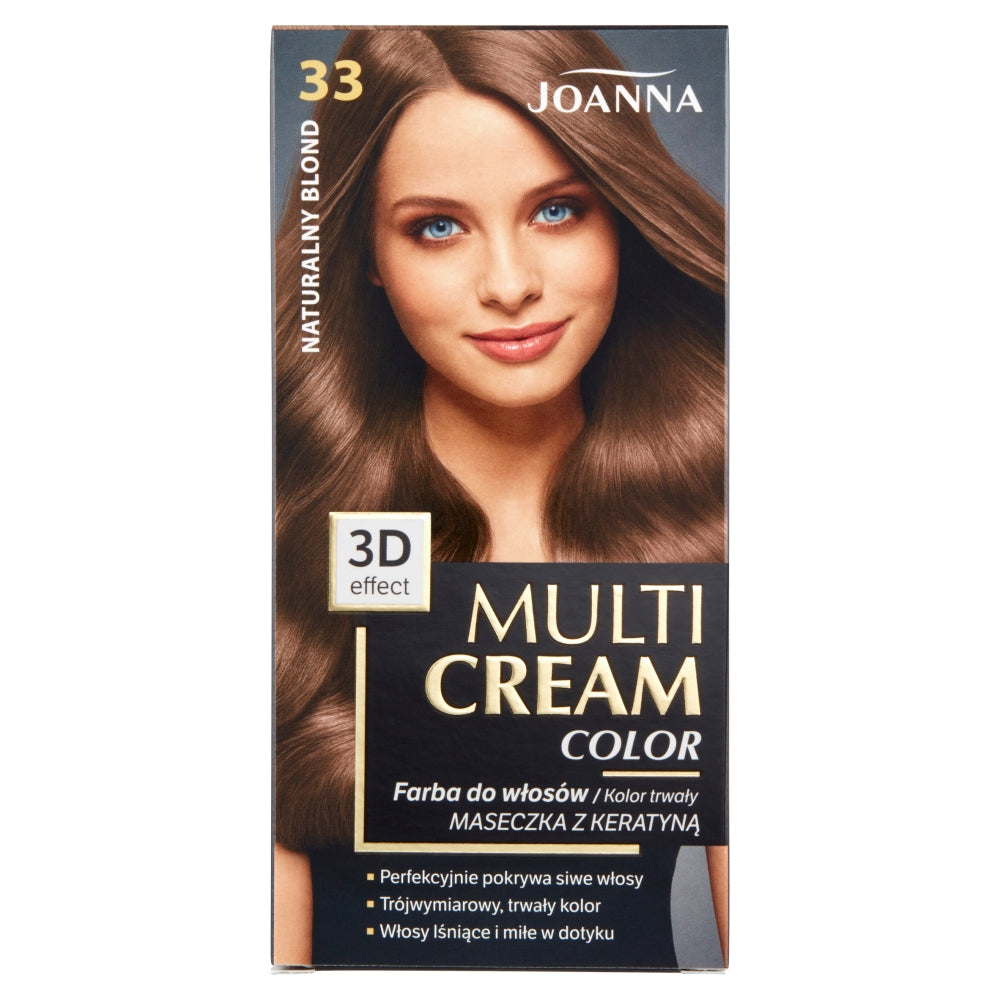 Joanna Краска для волос Multi Cream Color 33 Натуральный Блонд
