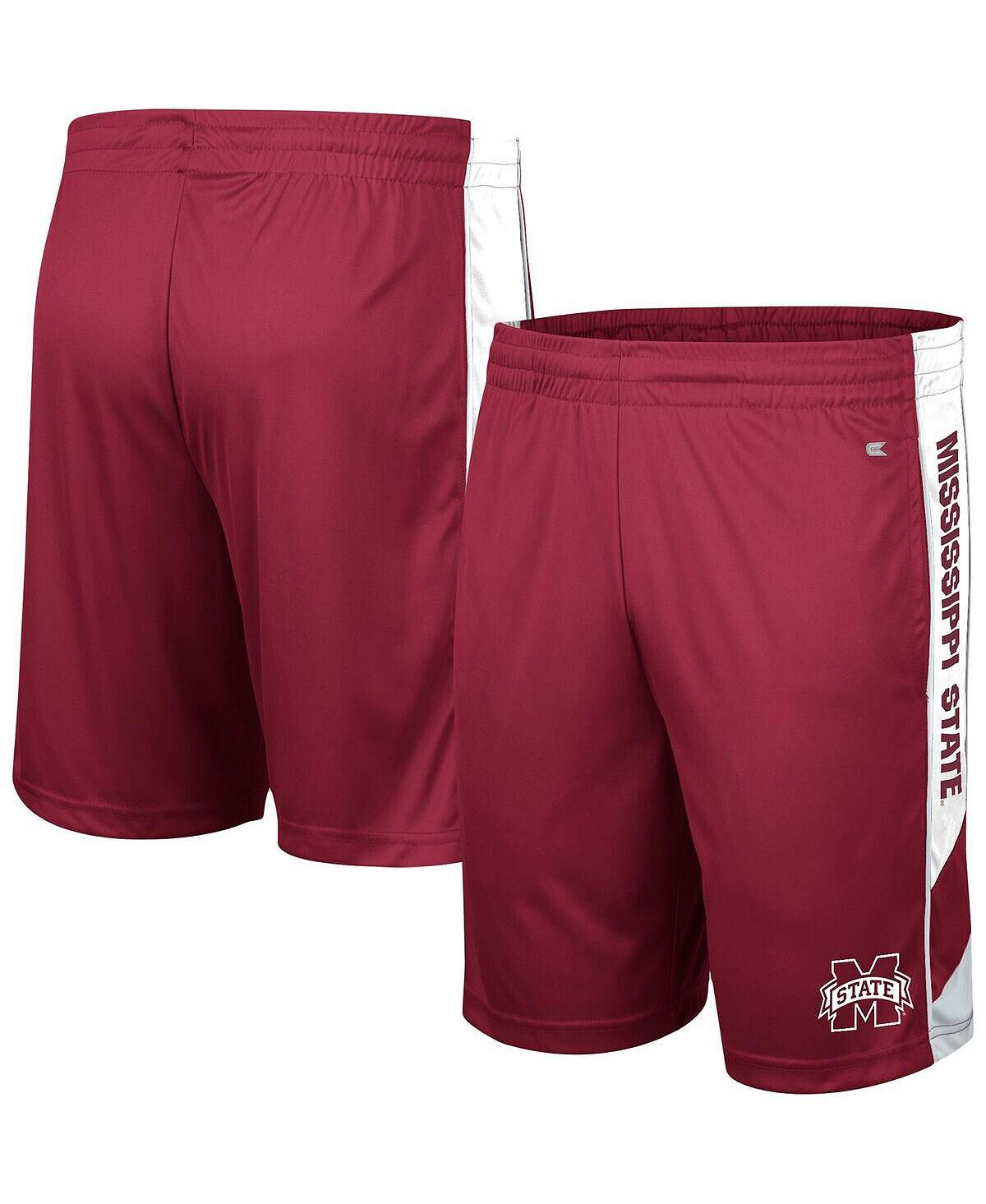 

Мужские шорты maroon mississippi state bulldogs pool time Colosseum