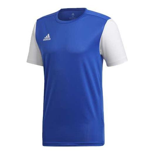 Футболка Adidas Estro 19 Jersey Colorblock Short Sleeve Blue White, Синий